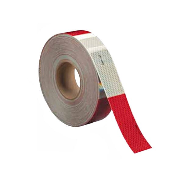 Red & White DOT Conspicuity Reflective Tape 150ft Roll