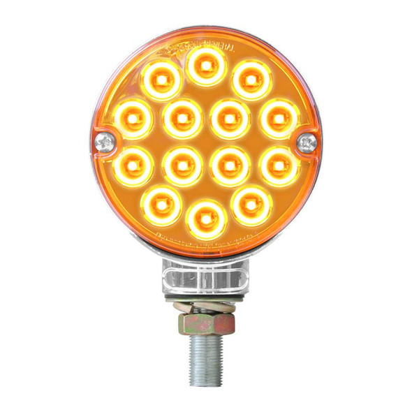 3" Double Face Pearl LED Pedestal Light - Amber