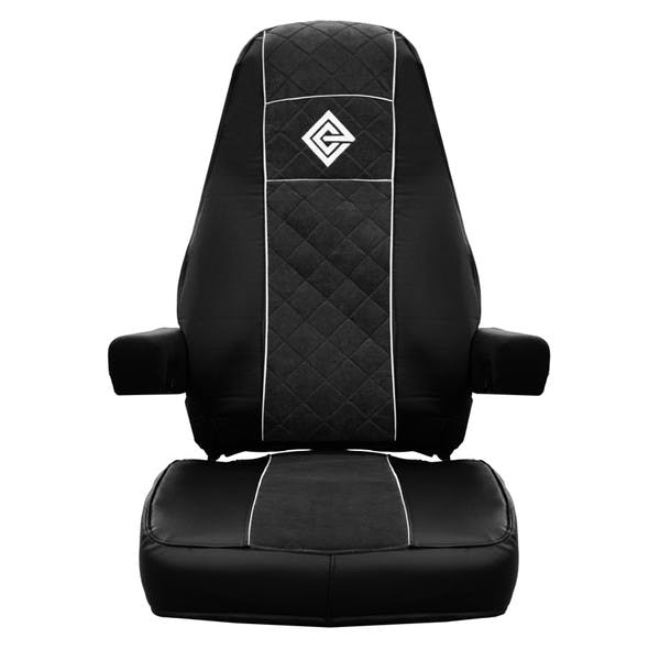 Peterbilt 579 Premium Factory Seat Cover - Black/Black