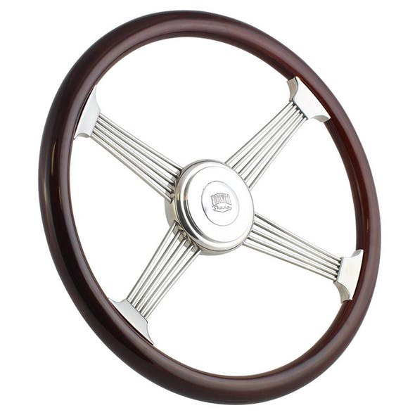 Highway Wheels 18" Steering Wheel Chrome Banjo Spokes