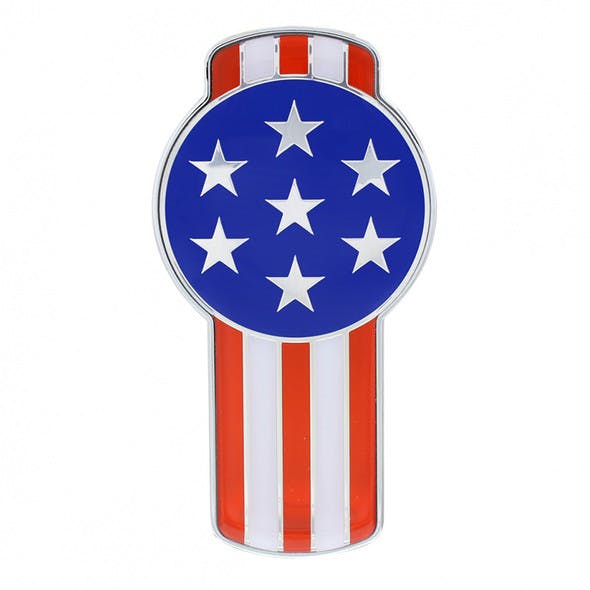 Kenworth T680 & T880 Chrome Flag Emblem - USA