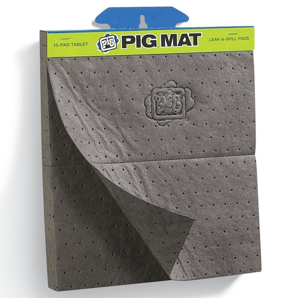 PIG Universal Absorbent Mat 15 Sheet Tablet
