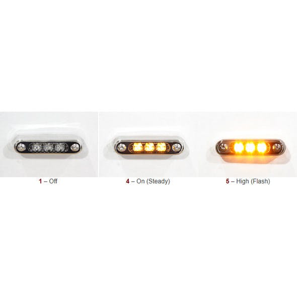 Universal Side Signal Double Face Bracket With LED Lights Light Options