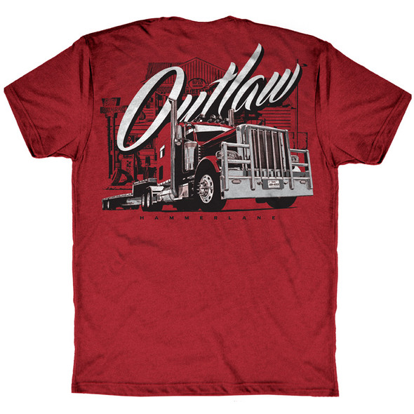 Outlaw Hammer Lane Short Sleeve T-Shirt Back