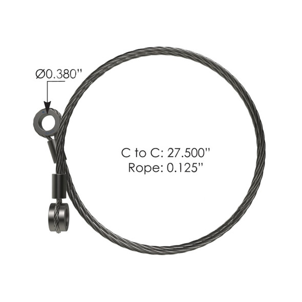 Peterbilt Hood Cable L92-6000-0700
