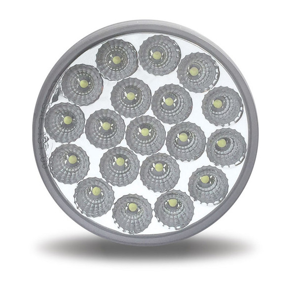4" Round Dual Function LEDs With Lock Connector Off