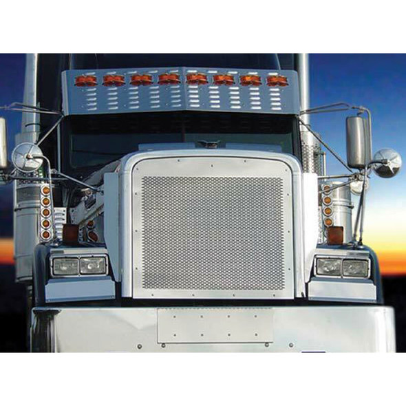 Freightliner Classic FLD 120 Stainless Steel Punch Grill