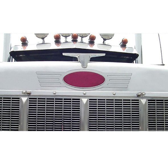 Peterbilt Front Of Hood Logo "Indian Feather" Style