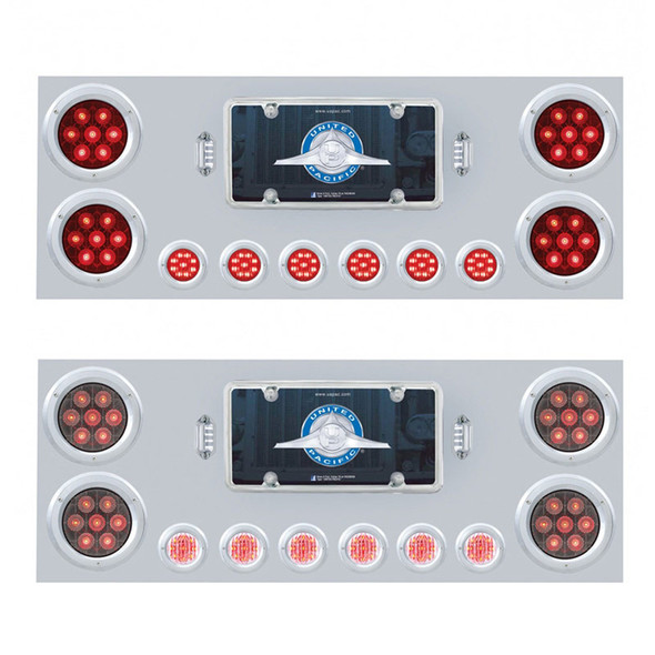 Competition Series Rear Center Panel With 4" & 2" Round LEDs