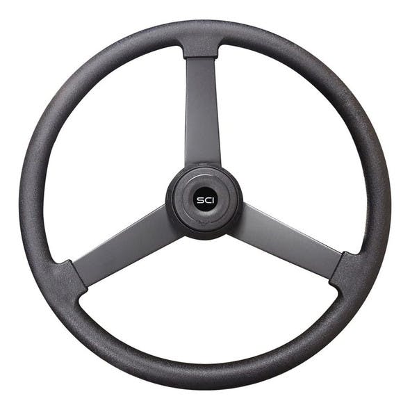 20" Beast Black Polyurethane Steering Wheel