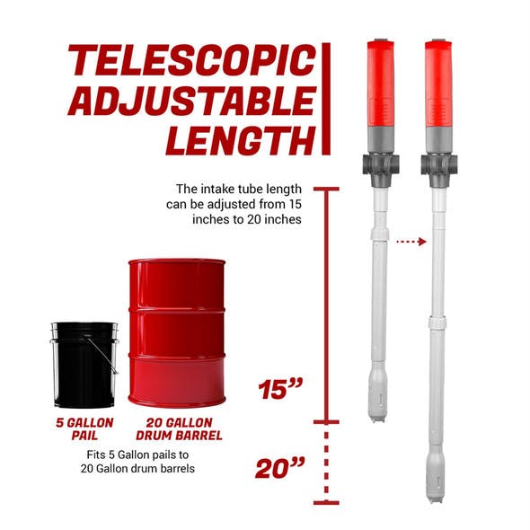 Telescopic Fuel Transfer Pump TREP01-T Tube