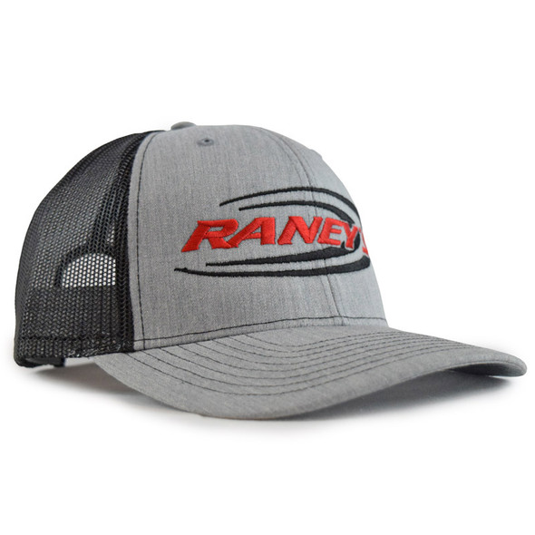 Raney's Heather Grey & Black Snapback Hat Side