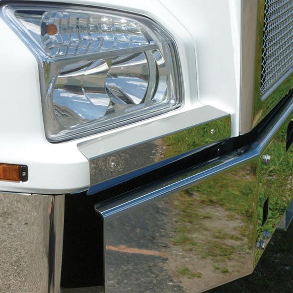 Stainless Steel Fender Guards Kenworth T880 2014 On Truck