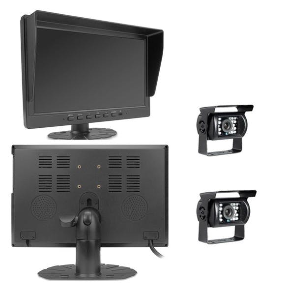 Heavy Duty Wired 2-4 Camera System With 10" LCD DVR