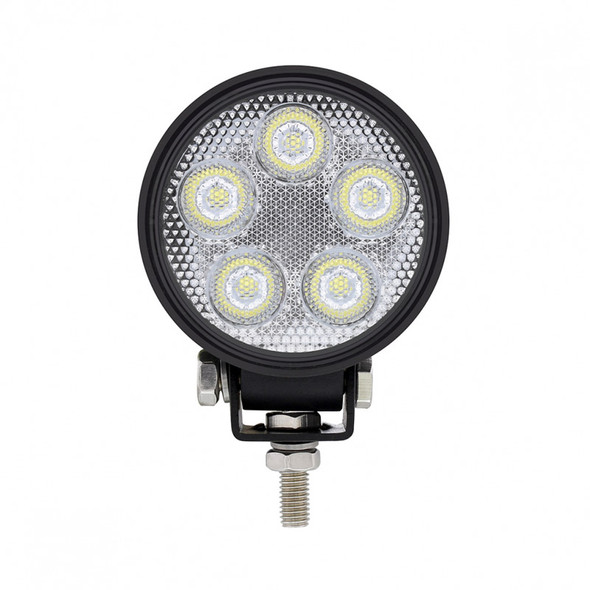 High Power 5 LED Mini Round Work Lights Front