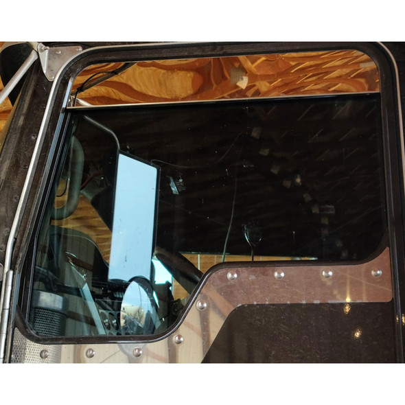 Kenworth Chop Top Window Trim 304 Stainless Steel On Truck