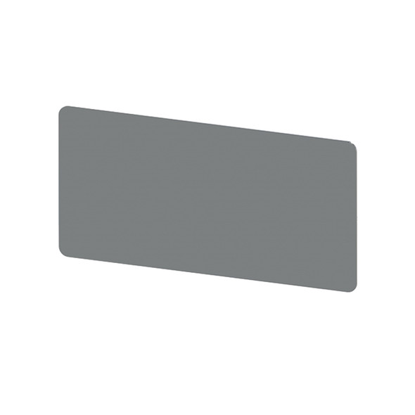 Stainless Steel Tape Mount Flat Permit Panel - 4" x 8"