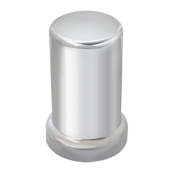 33mm Chrome Plastic Tall Top Hat Nut Cover Thread On