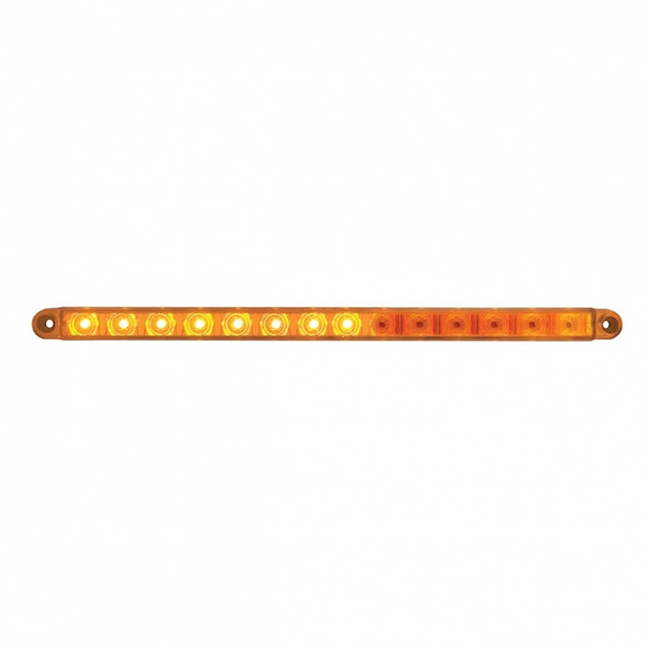 12" Sequential 14 LED Amber Light Bar