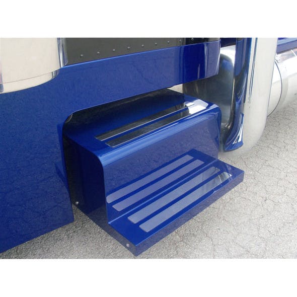 Peterbilt Fiberglass Step And Battery Box Cover Flat
