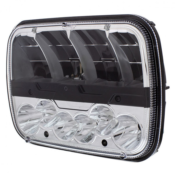 LED Rectangular Headlight Angled View
