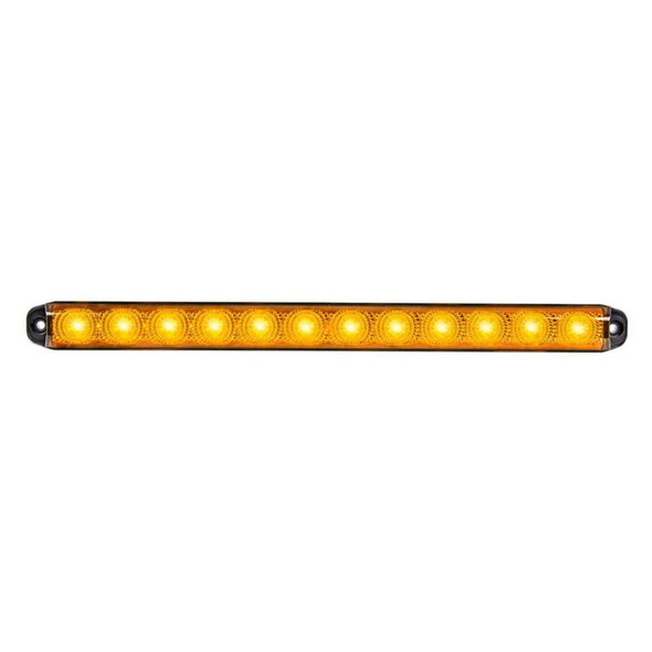 15 3/4" Sequential LED Smart Dynamic Light Amber LEDs On