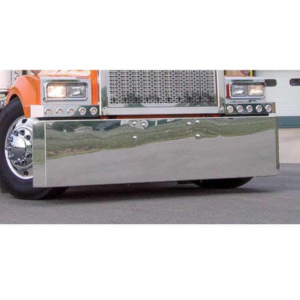 Western Star 4900 Stainless Steel Bumper By Roadworks Front