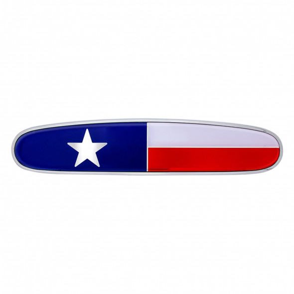 Freightliner Chrome Die Cast Flag Emblem Texas