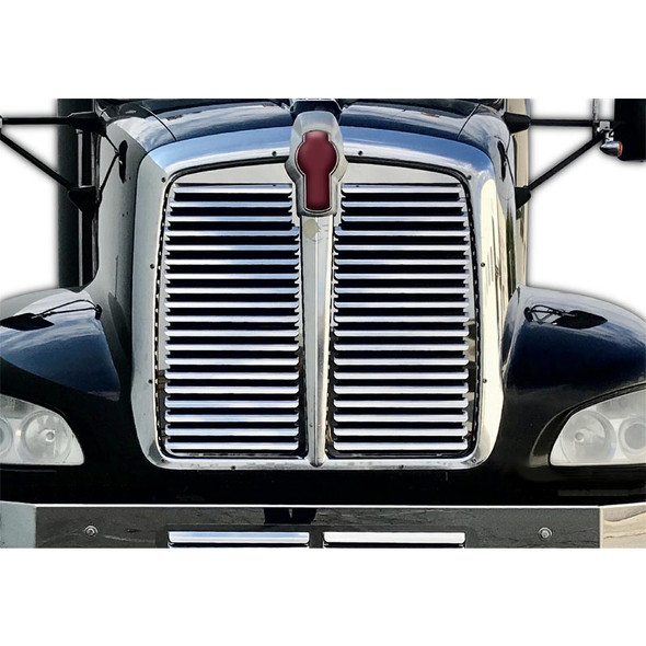 Kenworth T660 Stainless Steel Grill Insert With 19 Louver Style Bars
