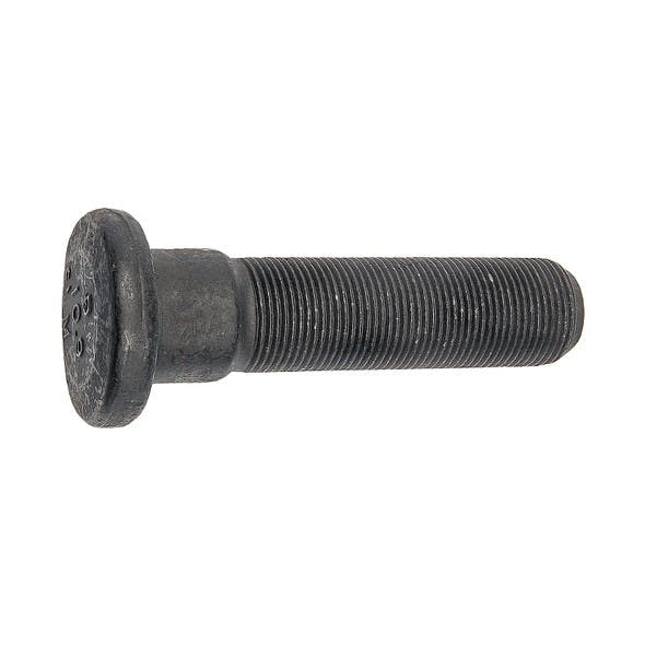 Clipped Head 1 1/8"-16 x 3.72" Threaded Wheel Studs Top View