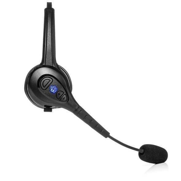 Blue Tiger Wireless Noise-Cancelling Trucker Headset (Side View)