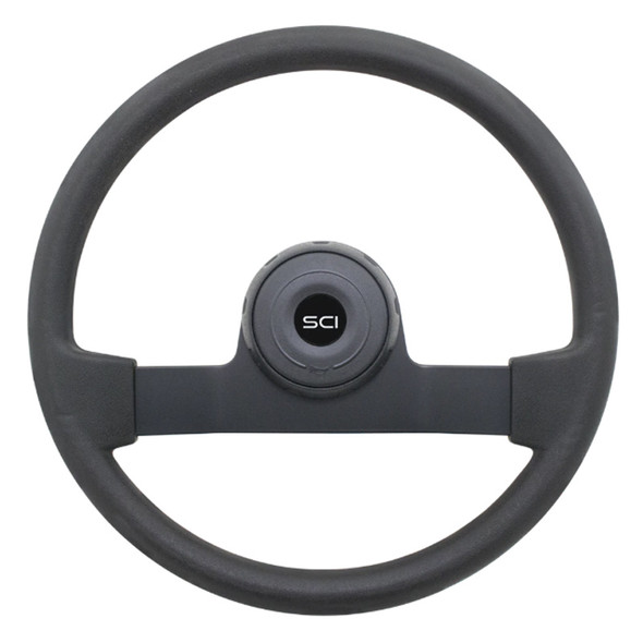 16" Horizon Black Polyurethane Steering Wheel