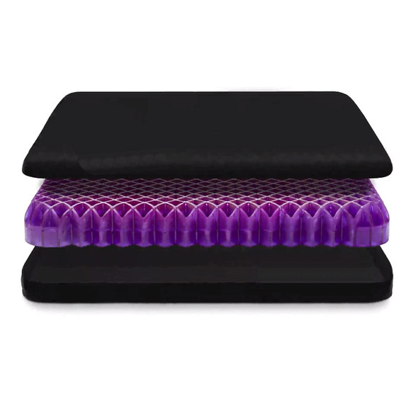 Purple Double Seat Cushion Layers