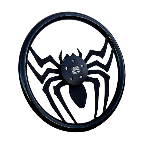 18" Black Widow Steering Wheel
