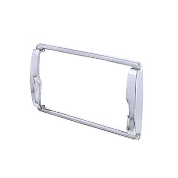 Freightliner Cascadia Chrome 4-Switch Dash Panel Trim - Side View