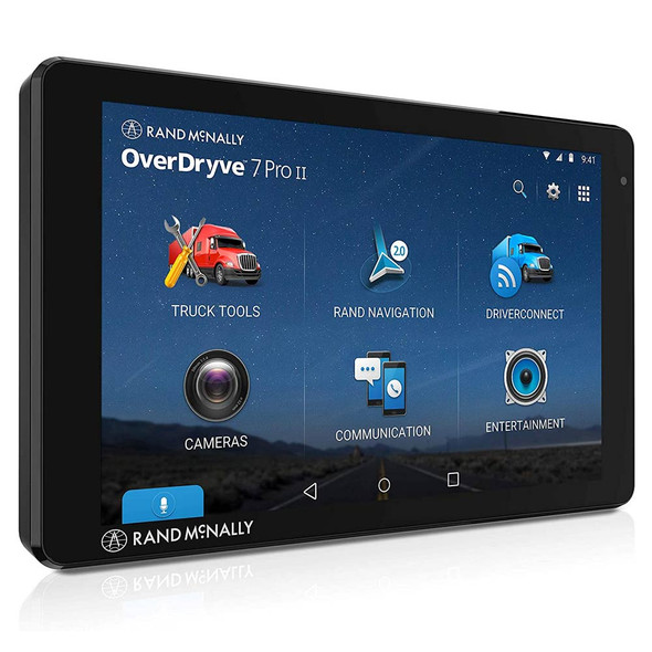 Rand McNally OverDryve TM 7 Pro II Truck Navigation With BlueTooth Side View