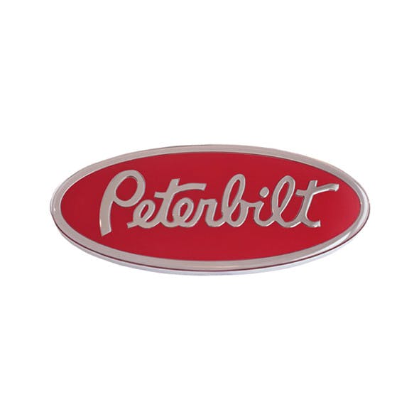 Peterbilt Oval Emblem - Red