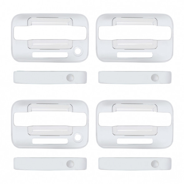 Ford F150 2004-2015 Chrome Door Handle Cover Set Keyless