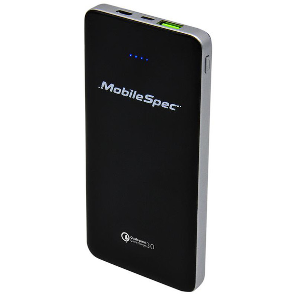 Rechargeable Portable Charger - Side View