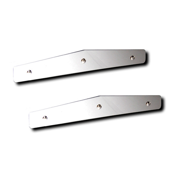 Stainless Steel Angle Cut Bottom Mud Flap Weight Pair