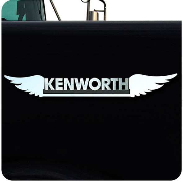 Kenworth Stainless Steel Double Wing Emblem Trim