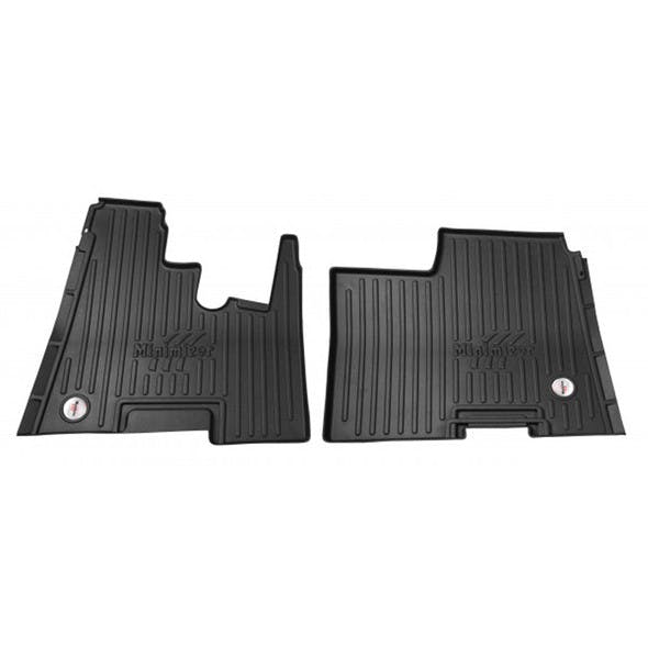 Kenworth W900 T800 T600 Minimizer Thermoplastic Floor Mat - Automatic Transmission With Passenger Bench Seat