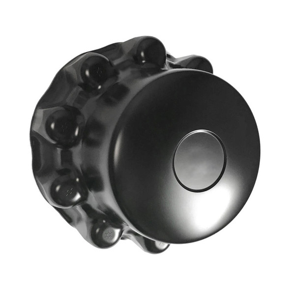 Alcoa Style Menacing Matte Black One-Piece Rear Hub Axle Cover System 089100S-BLK