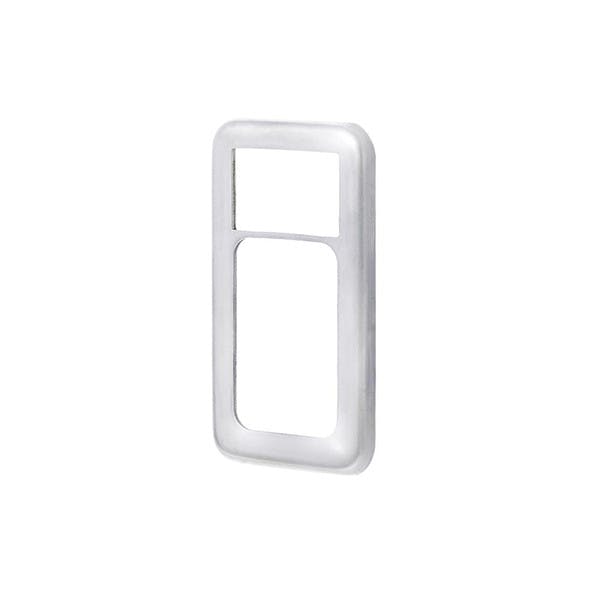 International Stainless Steel Large Paddle Switch Plate Side View