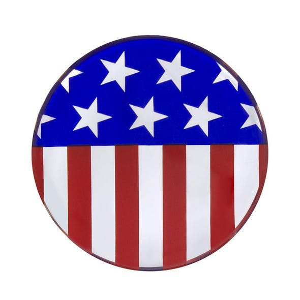 1-3/4" American Flag Sticker