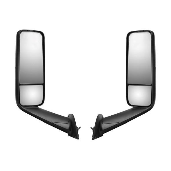 Freightliner Cascadia 2018+ Chrome Heated & Motorized Mirror Assembly - Both Sides