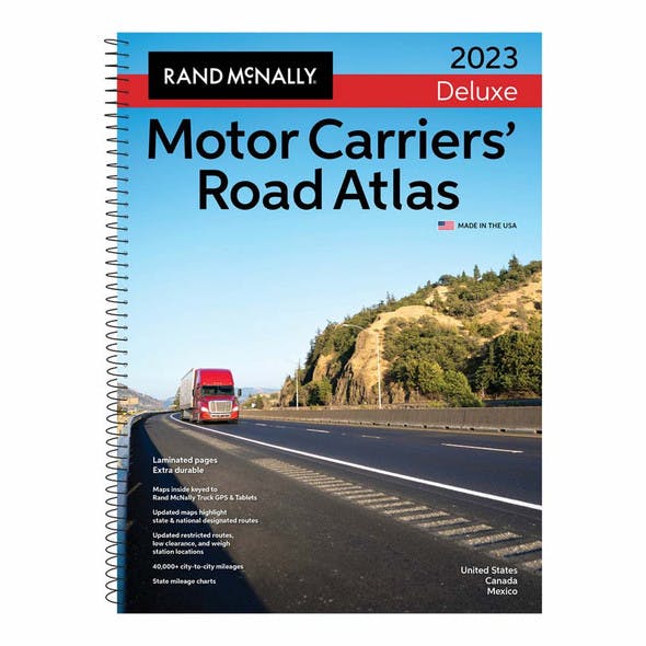 Rand McNally Deluxe Motor Carriers' Road Atlas 2023