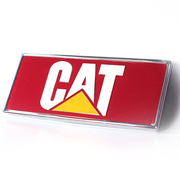 Peterbilt Caterpillar Rectangular Logo Emblem (Red)
