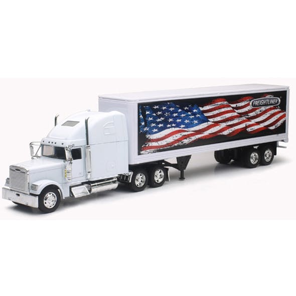 Freightliner Classic XL With Patriotic Graphics American Flag