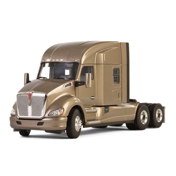 Kenworth T680 With Sleeper In Silver Replica 1/50 Scale